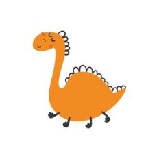 Orange Dinosaur