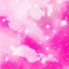 Sparkling Magical Pink Night Sky Background Pattern