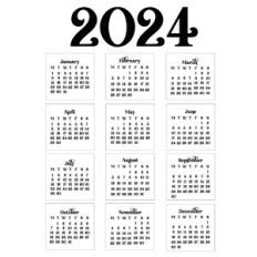 2024 Calendar