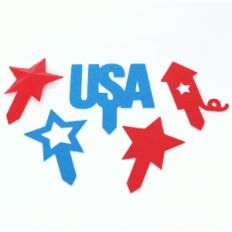 patriotic food picks and toppers