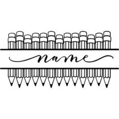Pencil Name Plate