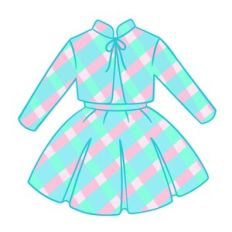 Pastel Plaid Summer Dress
