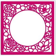 Paris Floral Aperture Card