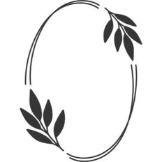 Oval Leaf Frame