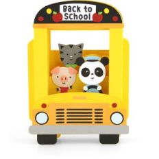 5X7 Shadow Box Card School Bus