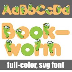 Bookworm Color Font