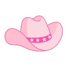 Pink Cowgirl Hat with Stars