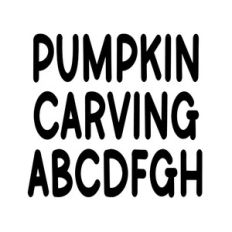 BFC Pumpkin Carving Bold Marker Handwriting Font