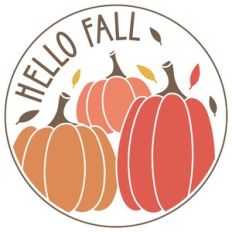 Hello Fall Colored
