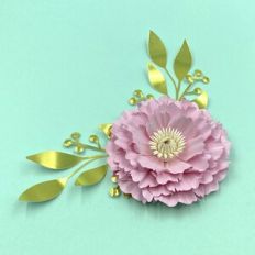 FLOWER 186 WITH FOLIAGE