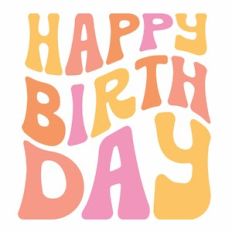 groovy happy birthday