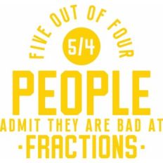 bad at fractions