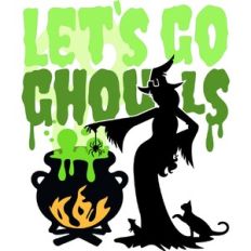 Let's go Ghouls Witch Cauldron