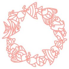 fish wreath