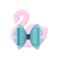 Swan Hair Bow Template