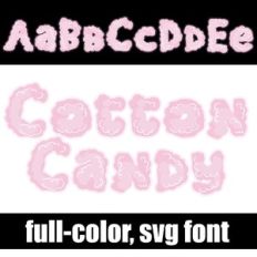 Cotton Candy Color Font