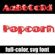 Popcorn Color Font