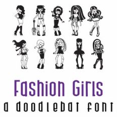 Fashion Girls Doodlebat Font