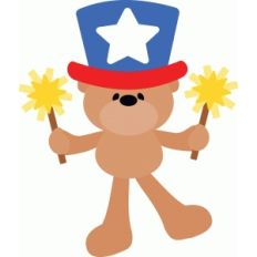 patriotic bear