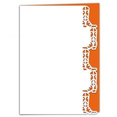 Cowboy Boot Lace Edged Card