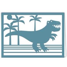 Tyrannosaurus Rex Dinosaur Card