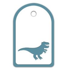 Tyrannosaurus Rex Dinosaur Gift Tag