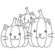 Cat Pumpkins
