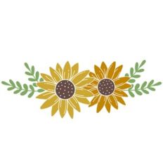 Sunflowers Colored