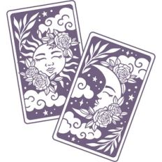 sun and moon tarot cards