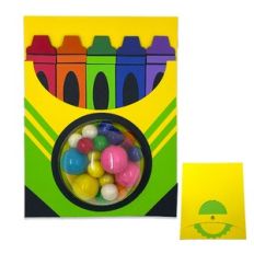 Crayon Box Dome Candy Card Dial Back