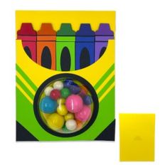 Crayon Box Dome Candy Card Pull Tab