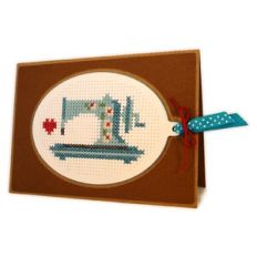 Card Sew Mach 5x7 Stitch Tag