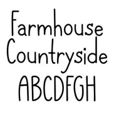 BFC Farmhouse Countryside Rustic Sign Handwriting Font