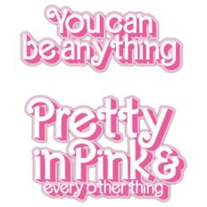You can be anything sticker set