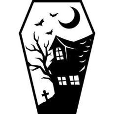 Haunted House Coffin