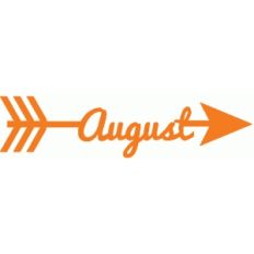 august word arrow