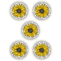 Sunflower Sticker Set