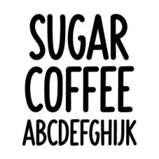 BFC Sugar Coffee Tall Simple Marker Handwriting Font