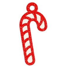 Christmas Candy Cane Paper Tag / Ornament