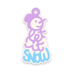 Let It Snow Christmas Paper Tag / Ornament
