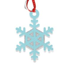 Snowflake Christmas Paper Tag / Ornament