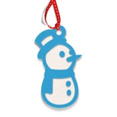 Snowman Christmas Paper Tag / Ornament