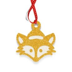 Christmas Fox Paper Tag / Ornament