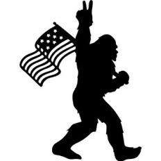 Peace Sign Bigfoot