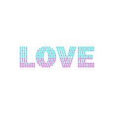 LOVE OMBRE RHINESTONE DESIGN