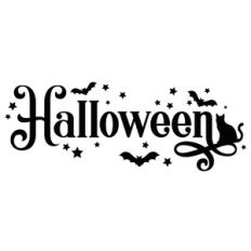 Halloween Decorative Word / Title