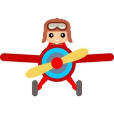 pilot on the plane