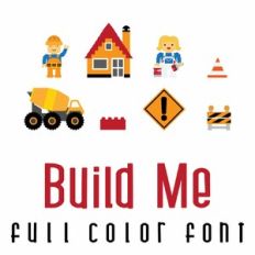 Build Me Full Color Font