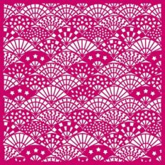 Japanese Fan Page Background Overlay Stencil