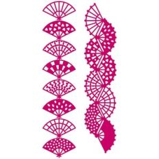 Japanese Fan Repeating Borders